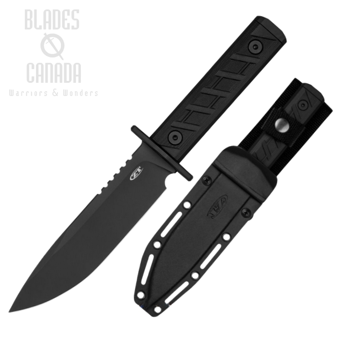 Zero Tolerance 0006BLK Fixed Blade Knife, CPM 3V Black, G10 Black, Kydex Sheath, ZT0006BLK Zero Tolerance 0006BLK Fixed Blade Knife, CPM 3V Black, G10 Black, Kydex Sheath, ZT0006BLK